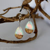 Pink Dream | opal earrings [raindrop] - Wood all Good