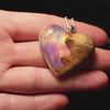Pink Dream | opal pendant [heart]
