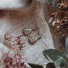 Red Sea | opal earrings [raindrop] - Wood all Good