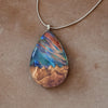 Red Sea | opal pendant [teardrop] - Wood all Good
