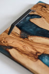 Resin & Wood Serving Tray [with Handles] - Wood all Good