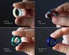Solid Opal Ring - Magnetic Blue - Wood all Good